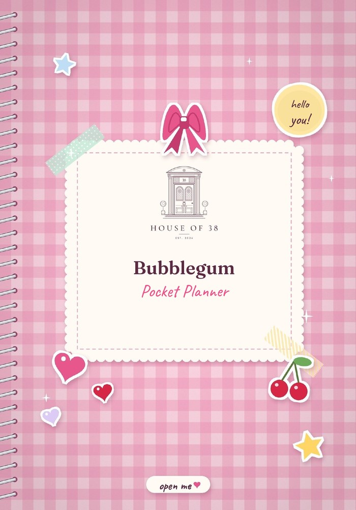 The Bubblegum Pocket Planner cover
